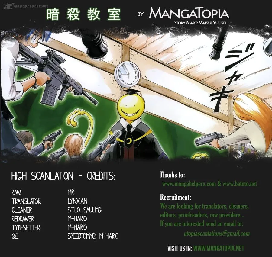 Assassination Classroom Chapter 3 page 1