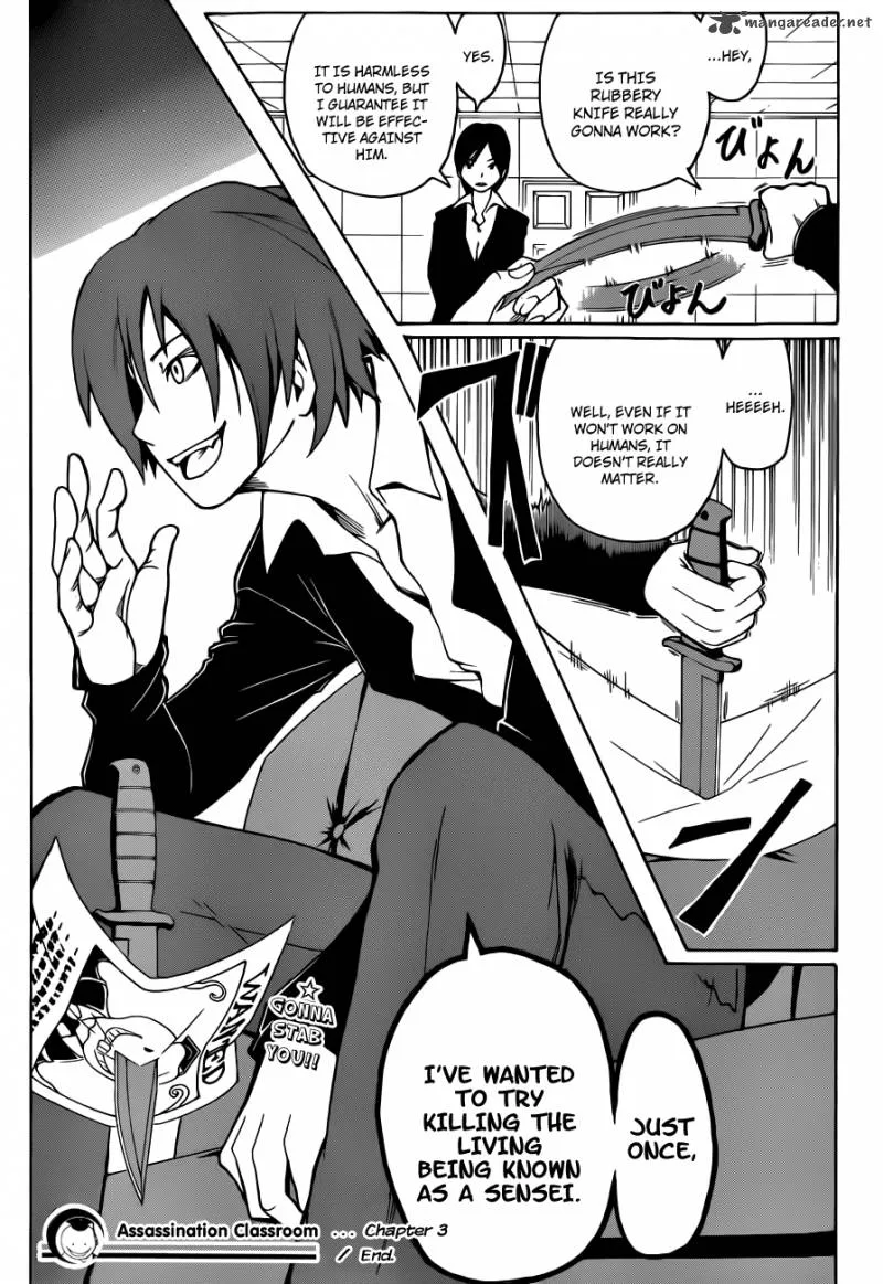 Assassination Classroom Chapter 3 page 20