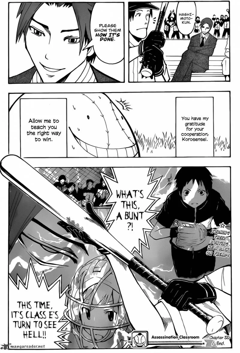 Assassination Classroom Chapter 35 page 20