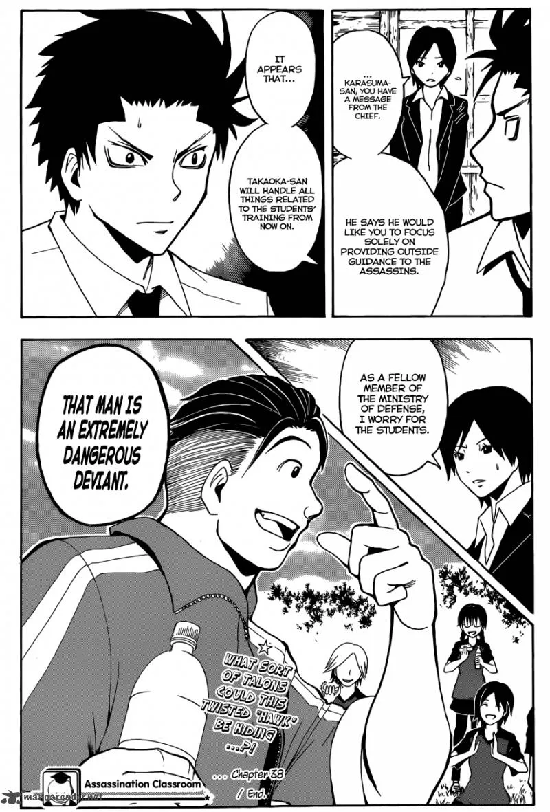 Assassination Classroom Chapter 38 page 21
