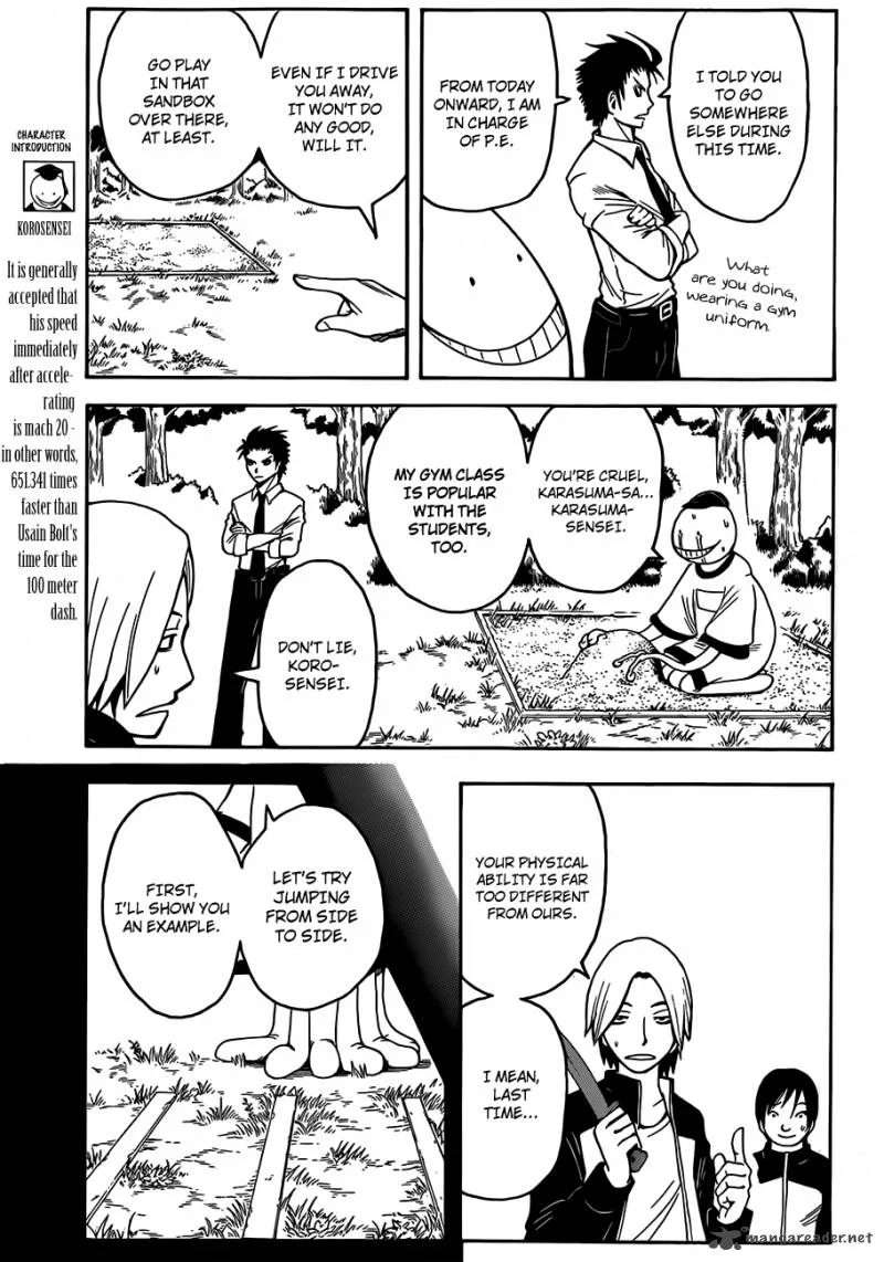 Assassination Classroom Chapter 4 page 4