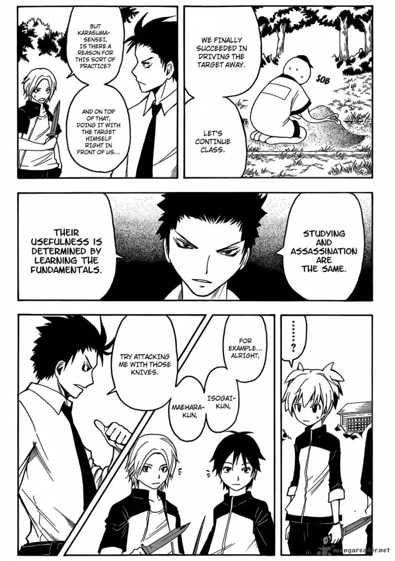 Assassination Classroom Chapter 4 page 6