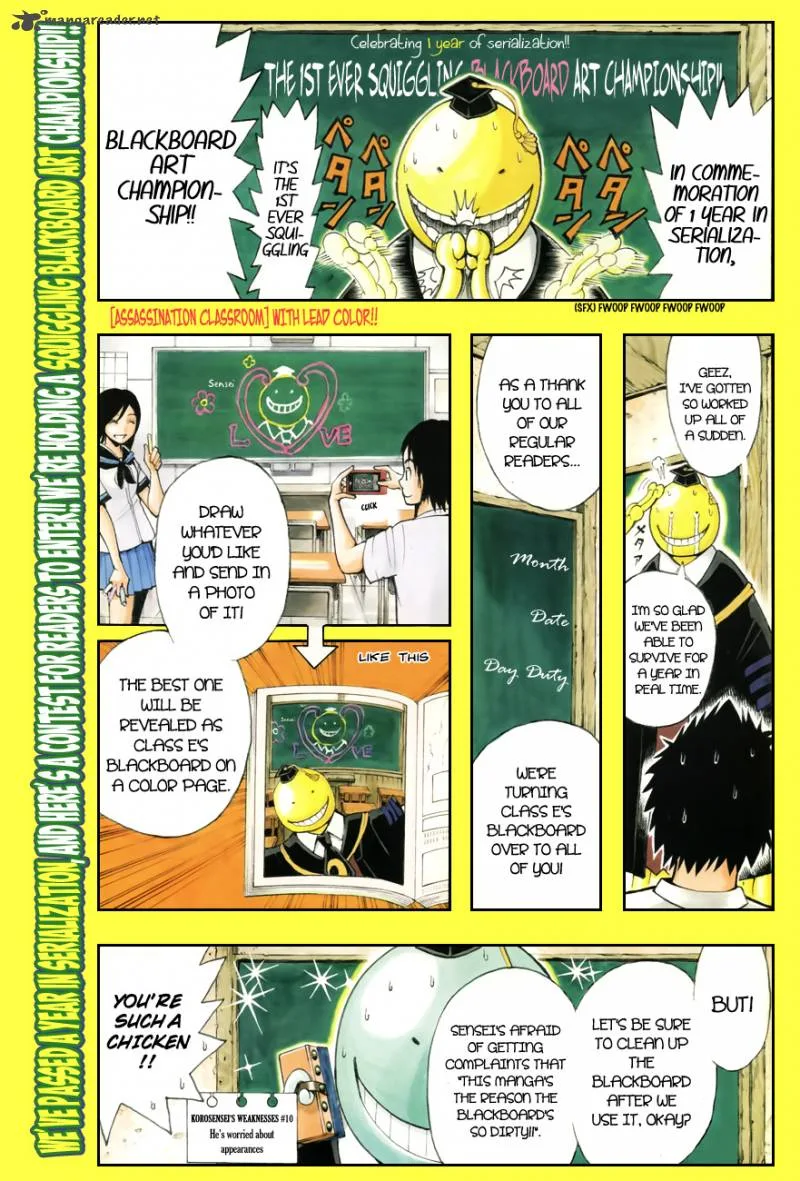 Assassination Classroom Chapter 50 page 3