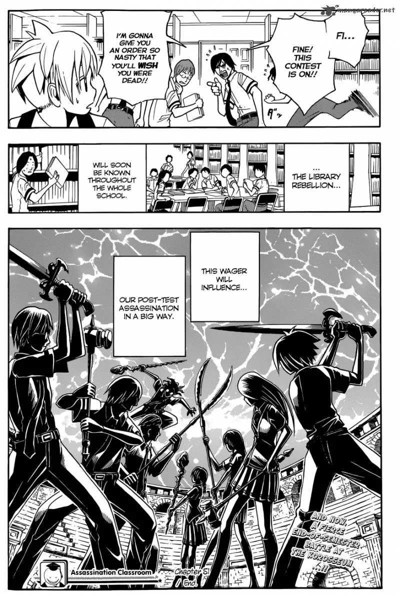 Assassination Classroom Chapter 51 page 20