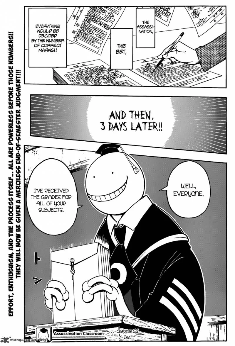 Assassination Classroom Chapter 53 page 20