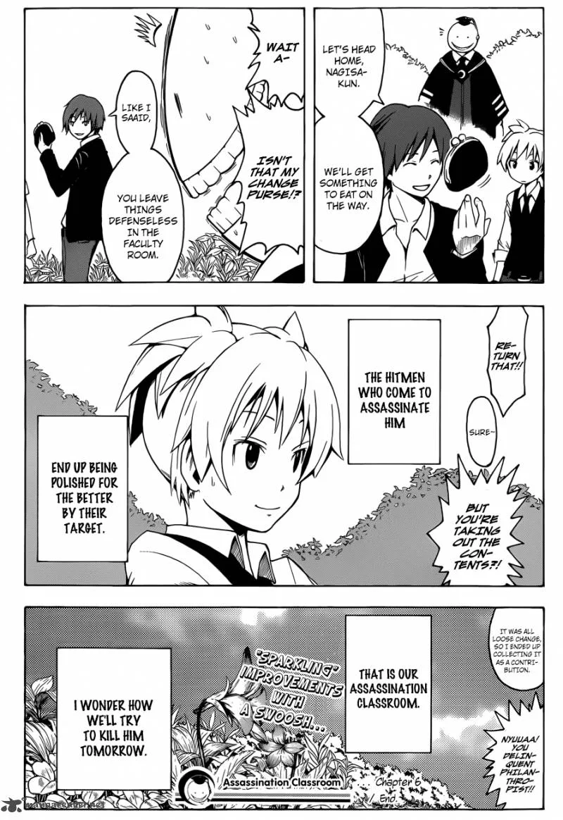 Assassination Classroom Chapter 6 page 20