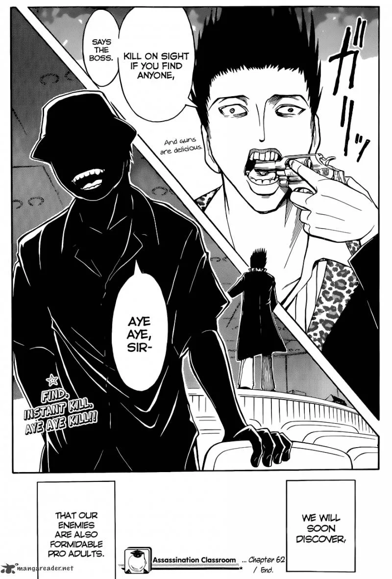 Assassination Classroom Chapter 62 page 20