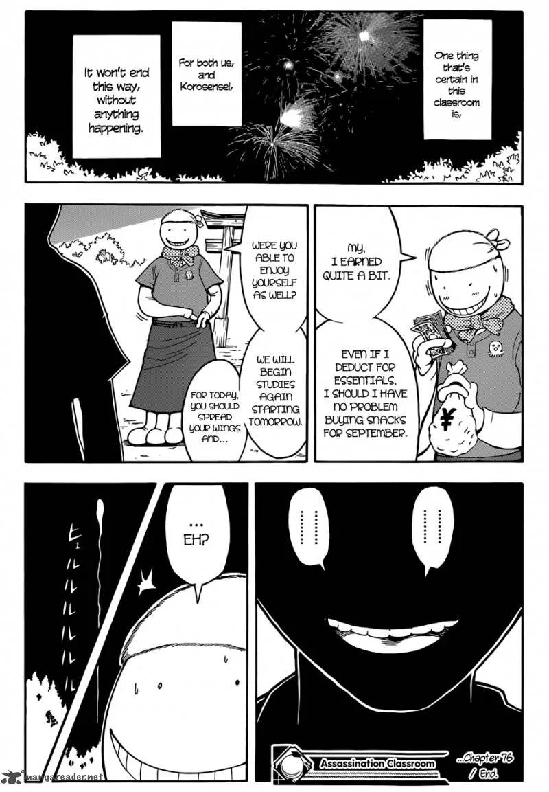 Assassination Classroom Chapter 76 page 19
