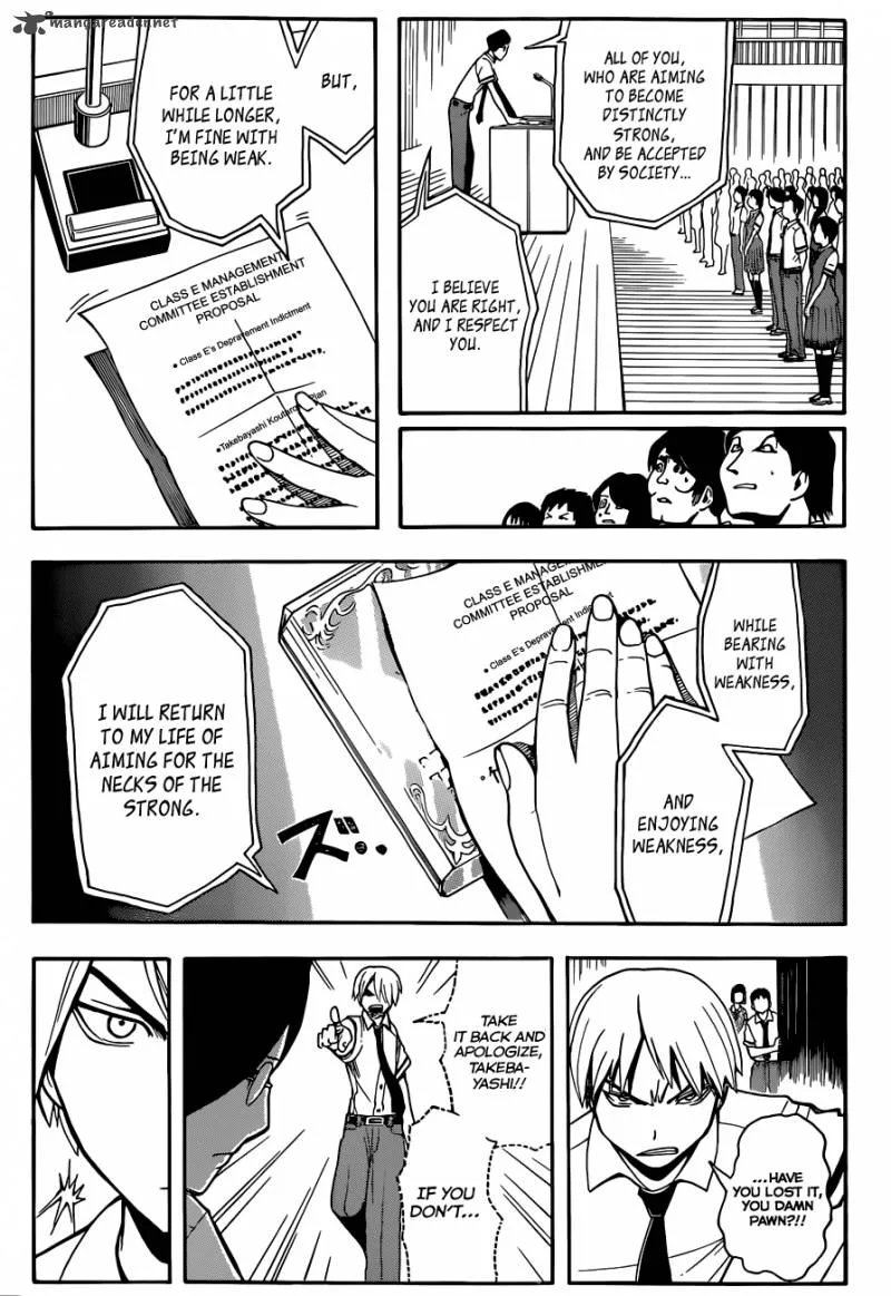 Assassination Classroom Chapter 79 page 14