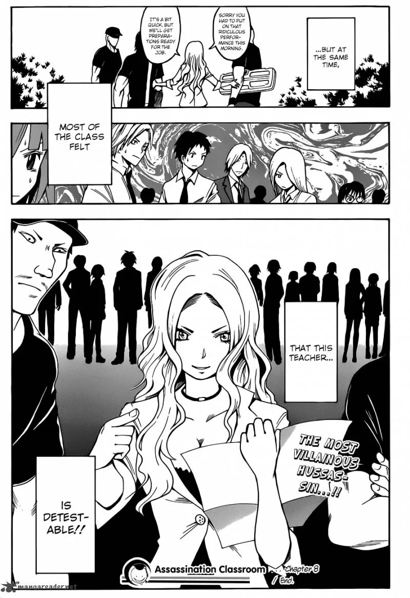 Assassination Classroom Chapter 8 page 20
