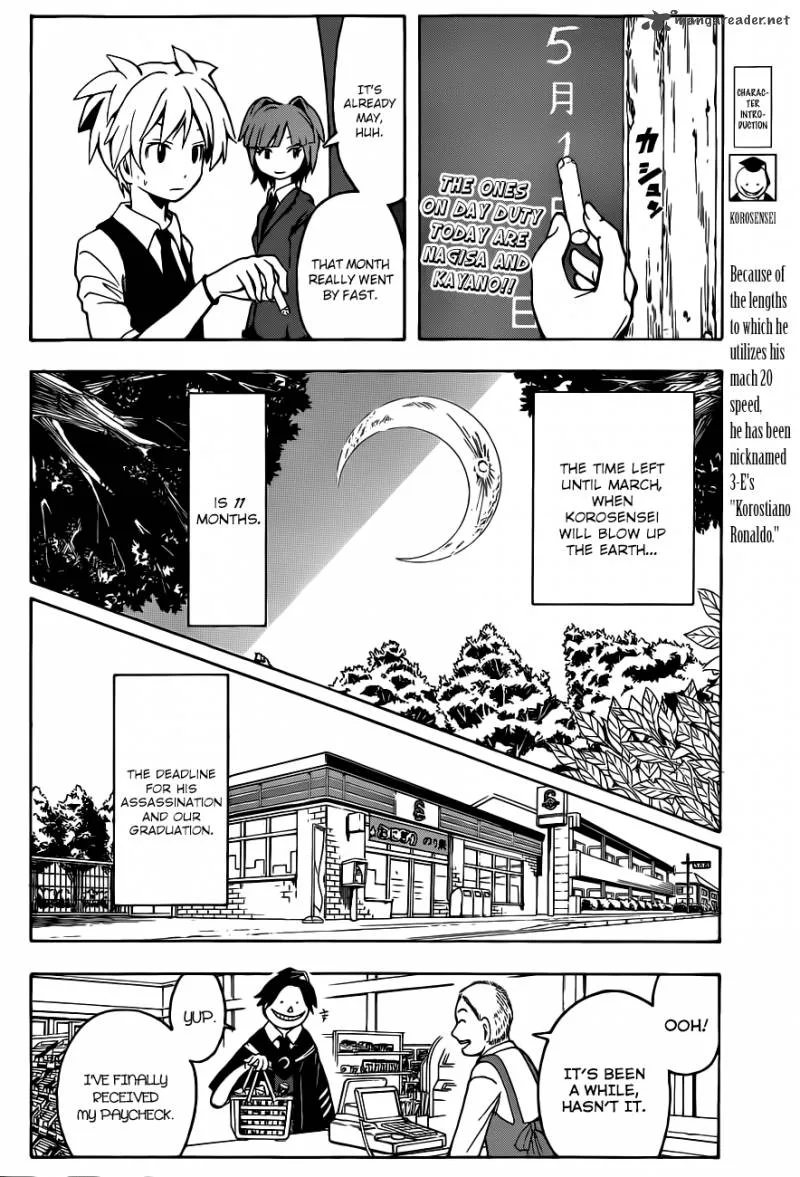 Assassination Classroom Chapter 8 page 3