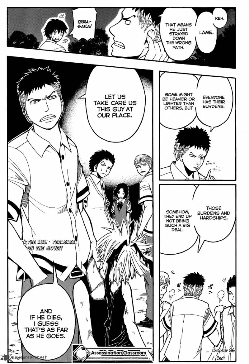 Assassination Classroom Chapter 86 page 20