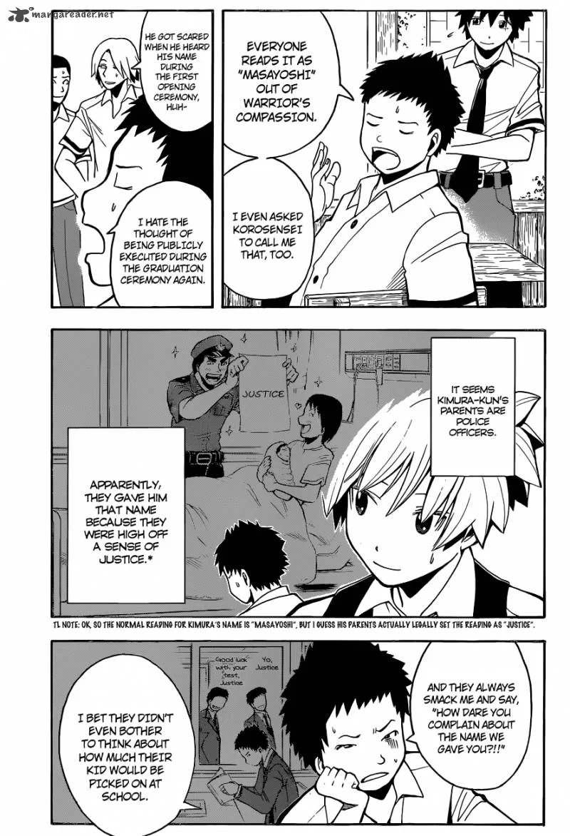 Assassination Classroom Chapter 89 page 4