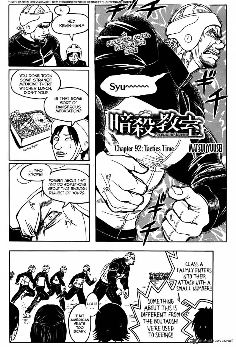 Assassination Classroom Chapter 92 page 3