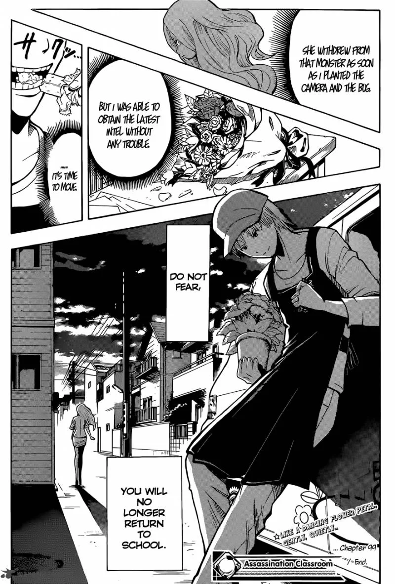 Assassination Classroom Chapter 99 page 22