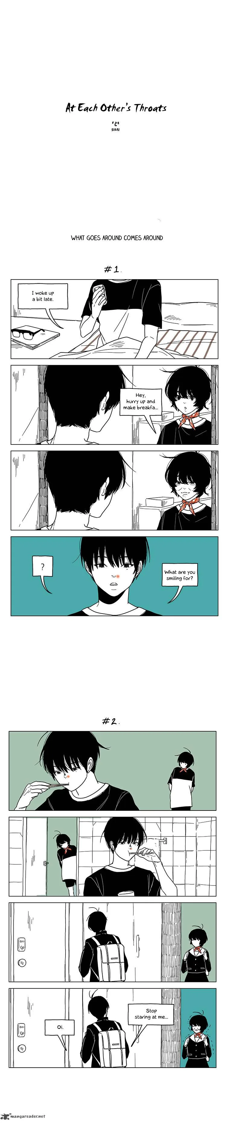 At Each Other's Throats Chapter 2 page 1