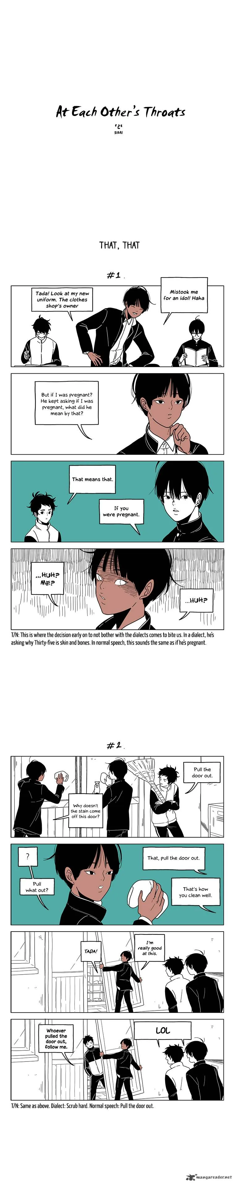 At Each Other's Throats Chapter 52 page 1