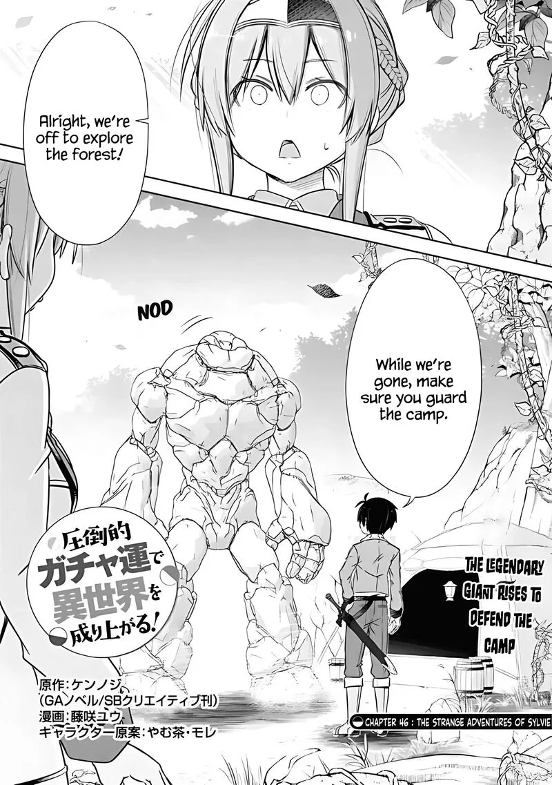Attouteki Gacha Un de Isekai wo Nariagaru! Chapter 46 page 1
