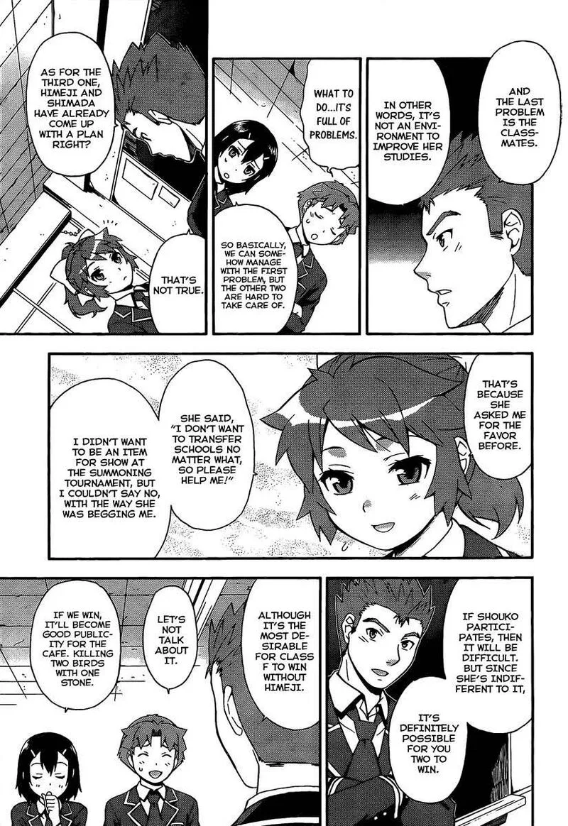 Baka to Test to Shoukanjuu Chapter 12 page 17