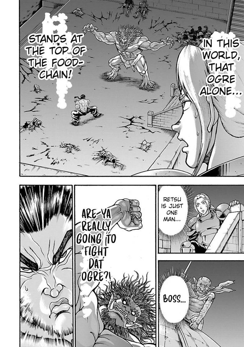 Baki Gaiden - Retsu Kaioh Isekai Tensei Shitemo Ikkou Kamawan! Chapter 23 page 2