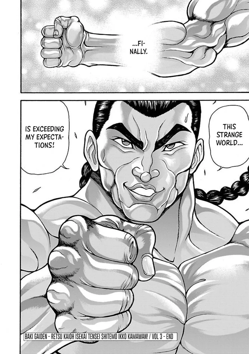 Baki Gaiden - Retsu Kaioh Isekai Tensei Shitemo Ikkou Kamawan! Chapter 24 page 19