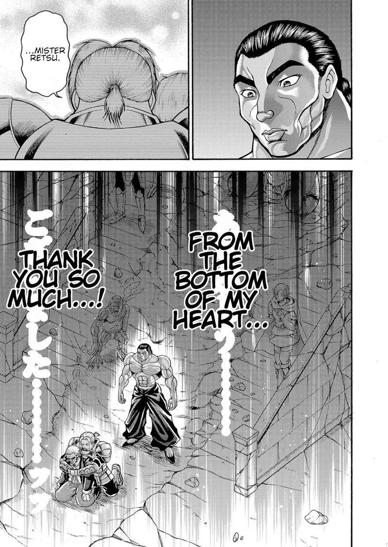 Baki Gaiden - Retsu Kaioh Isekai Tensei Shitemo Ikkou Kamawan! Chapter 28 page 9