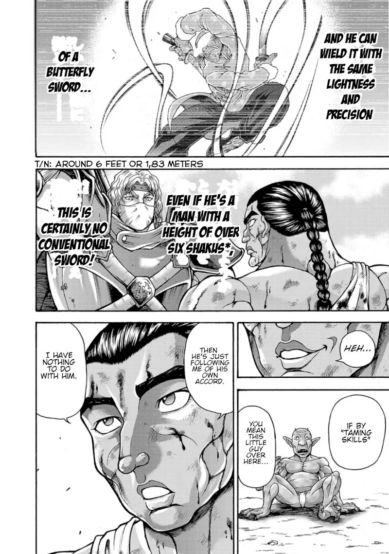 Baki Gaiden - Retsu Kaioh Isekai Tensei Shitemo Ikkou Kamawan! Chapter 38 page 7
