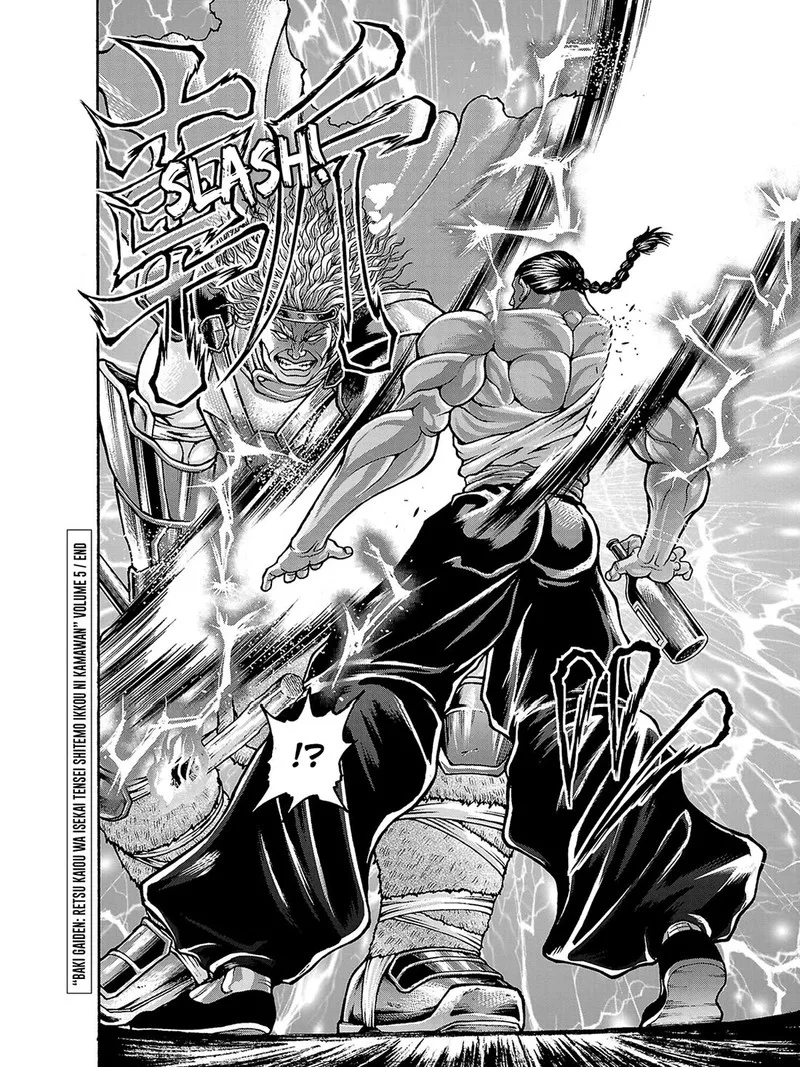 Baki Gaiden - Retsu Kaioh Isekai Tensei Shitemo Ikkou Kamawan! Chapter 40 page 19
