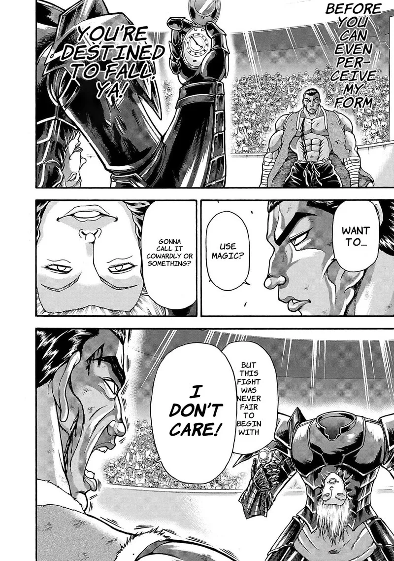 Baki Gaiden - Retsu Kaioh Isekai Tensei Shitemo Ikkou Kamawan! Chapter 58 page 8