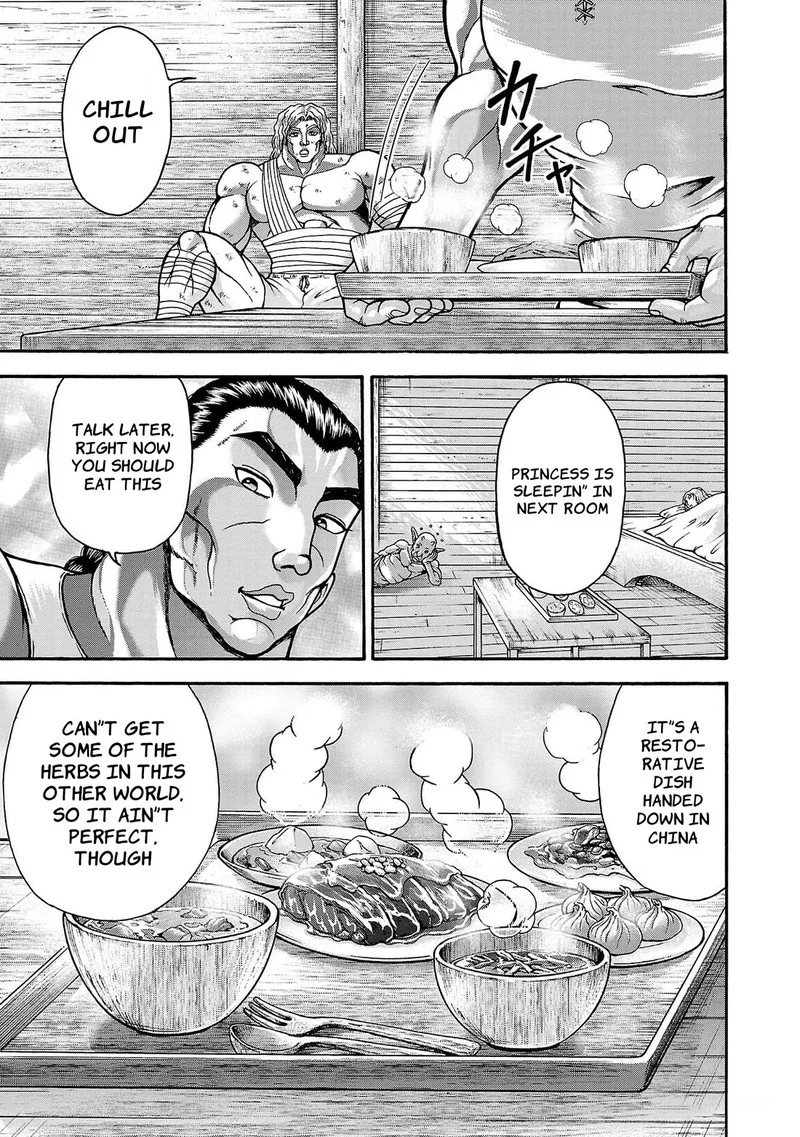 Baki Gaiden - Retsu Kaioh Isekai Tensei Shitemo Ikkou Kamawan! Chapter 60 page 7