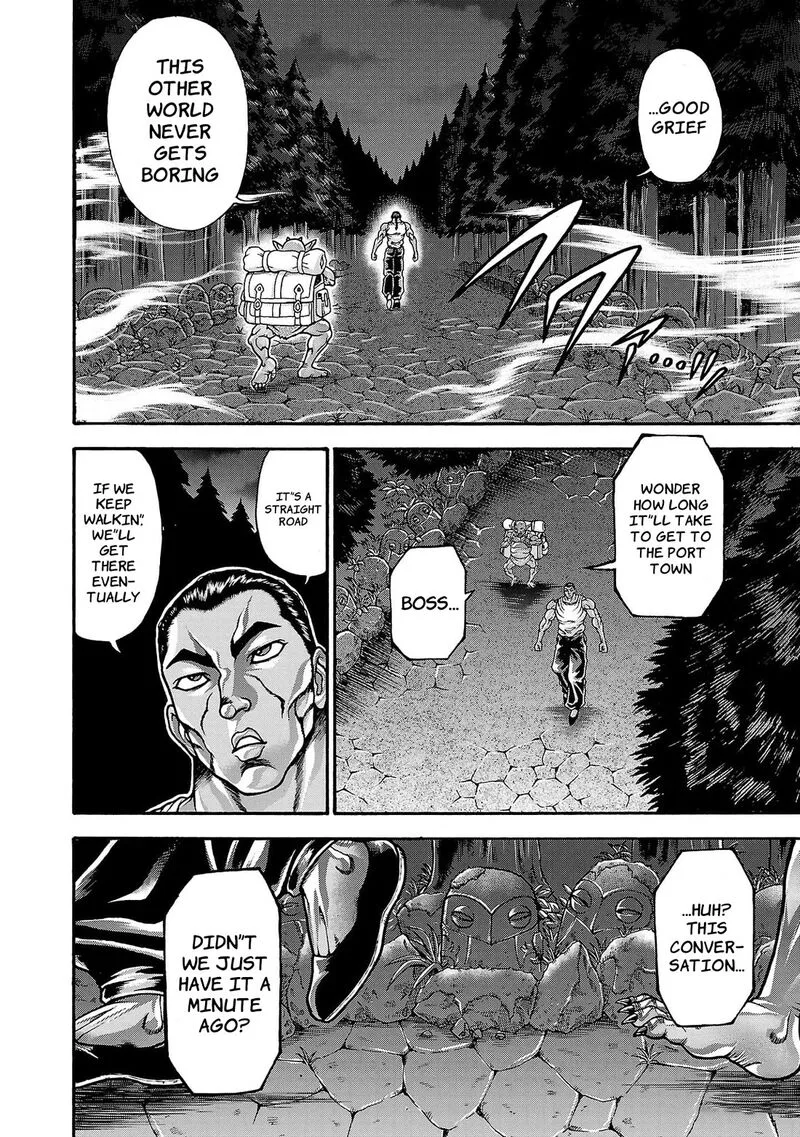 Baki Gaiden - Retsu Kaioh Isekai Tensei Shitemo Ikkou Kamawan! Chapter 62 page 2