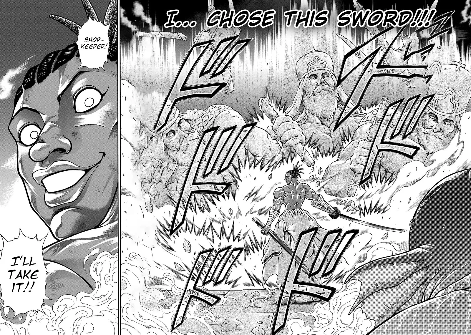 Baki Gaiden - Retsu Kaioh Isekai Tensei Shitemo Ikkou Kamawan! Chapter 70 page 14