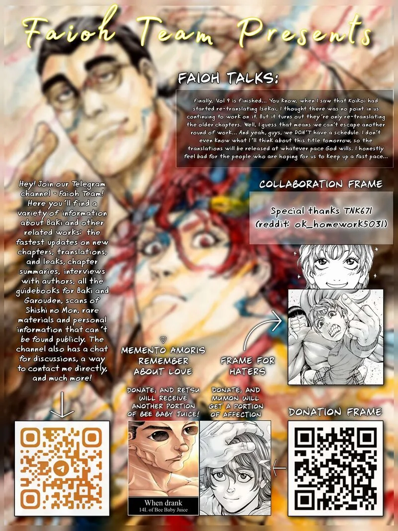 Baki Gaiden - Retsu Kaioh Isekai Tensei Shitemo Ikkou Kamawan! Chapter 72 page 21