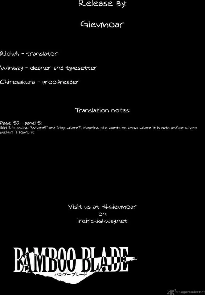 Bamboo Blade Chapter 28 page 21