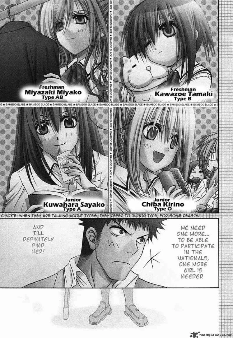 Bamboo Blade Chapter 35 page 1
