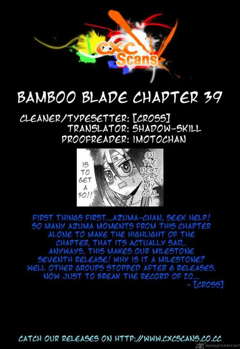 Bamboo Blade Chapter 39 page 23