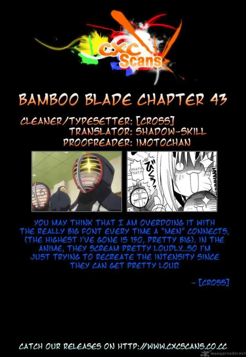 Bamboo Blade Chapter 43 page 23