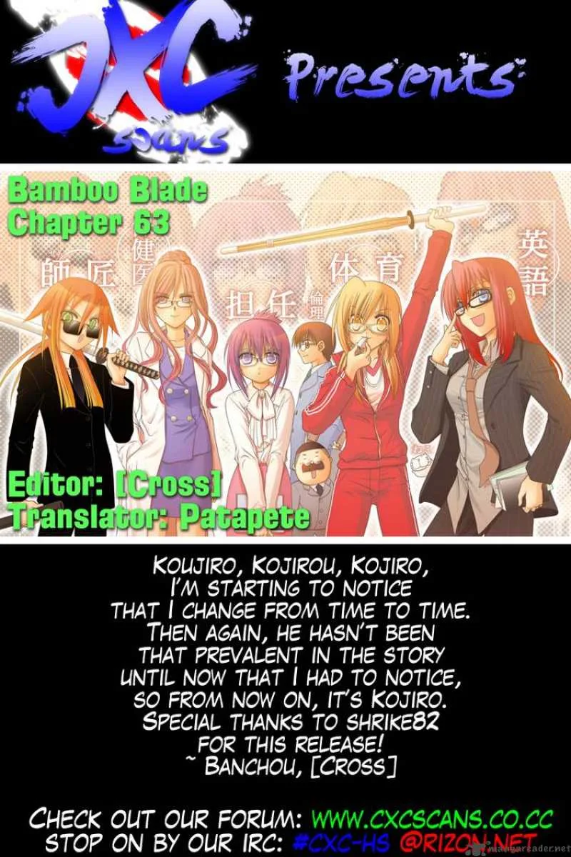 Bamboo Blade Chapter 63 page 28