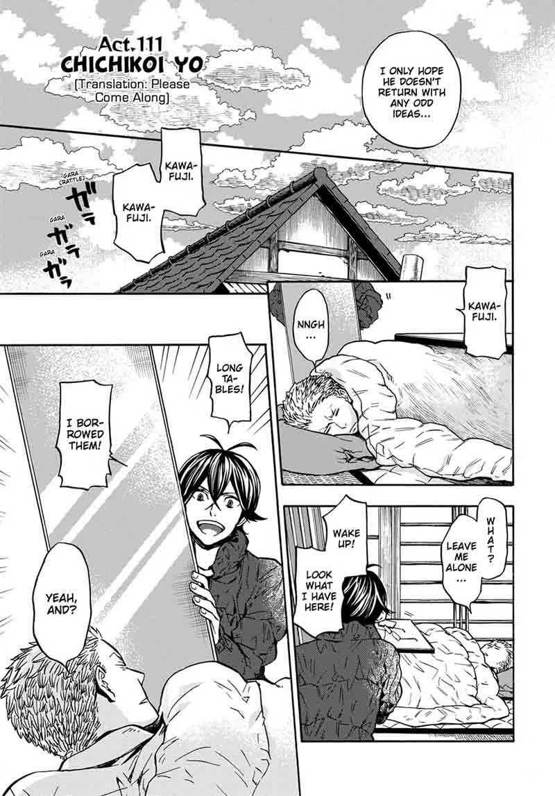 Barakamon Chapter 111 page 3