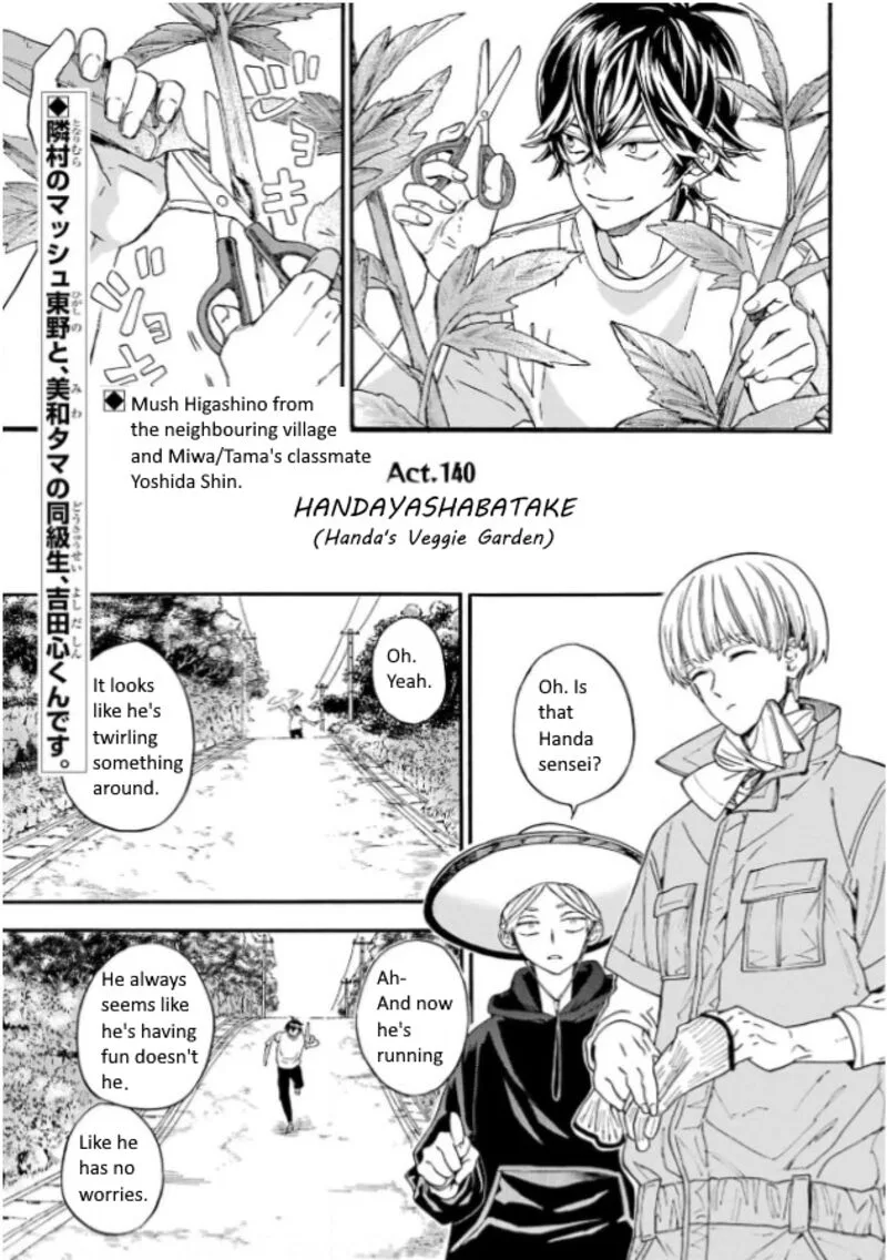 Barakamon Chapter 140 page 1