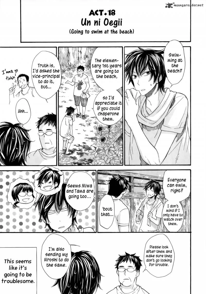 Barakamon Chapter 18 page 3