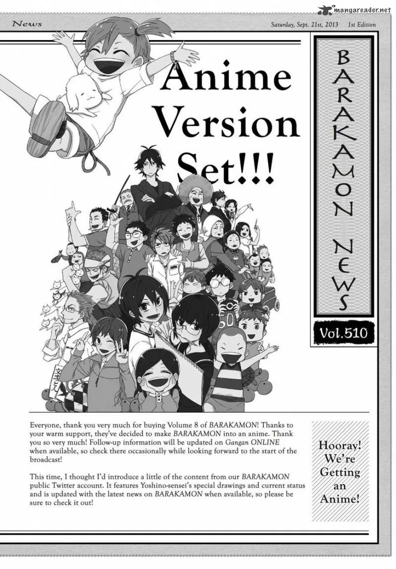 Barakamon Chapter 68 page 48