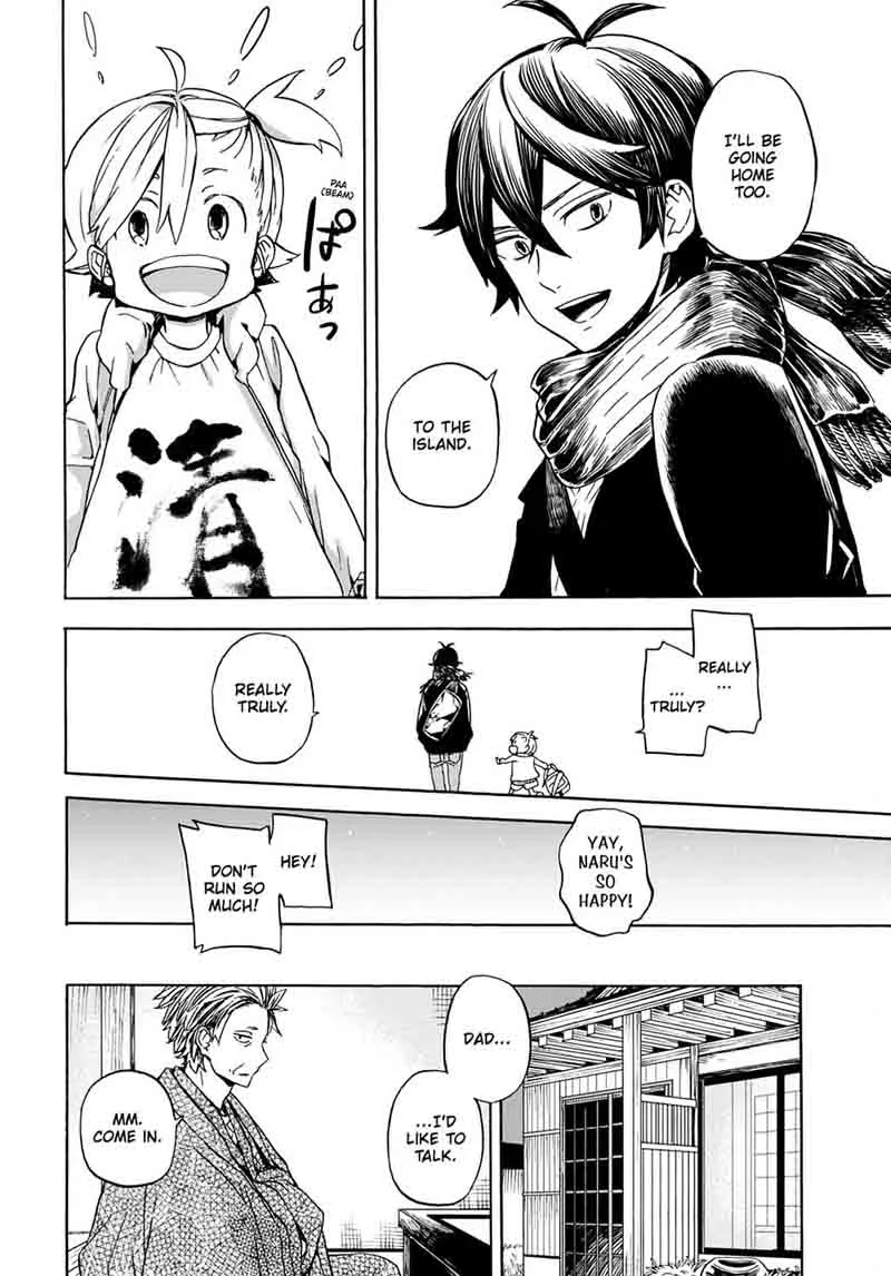 Barakamon Chapter 99 page 34