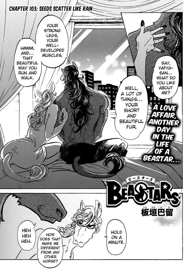 Beastars Chapter 103 page 1