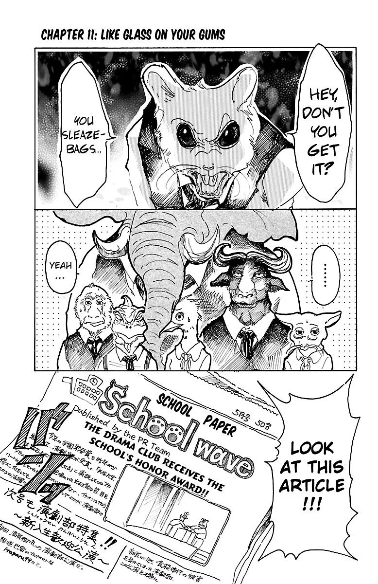 Beastars Chapter 11 page 1