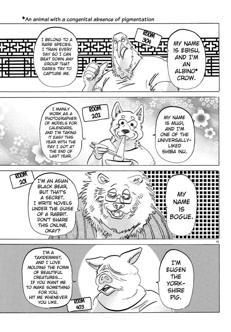 Beastars Chapter 115 page 15