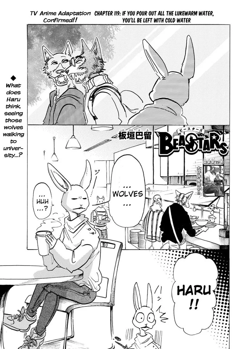 Beastars Chapter 119 page 1