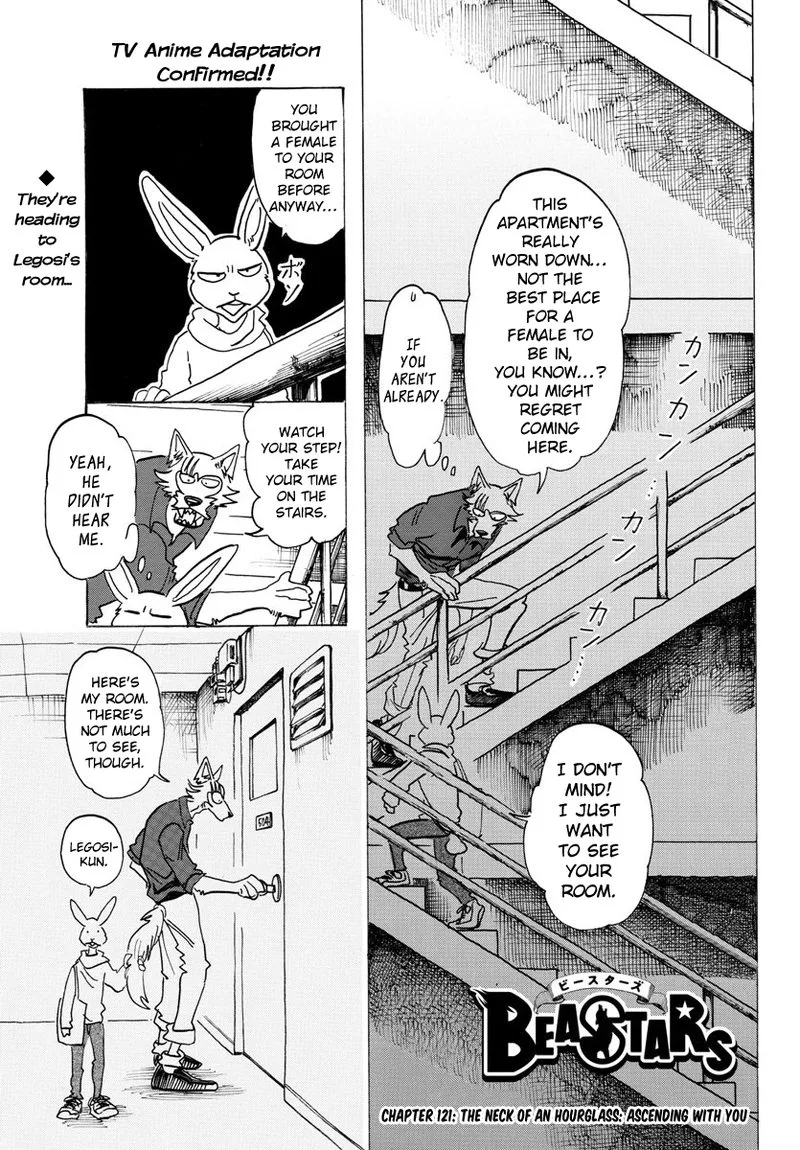 Beastars Chapter 121 page 1