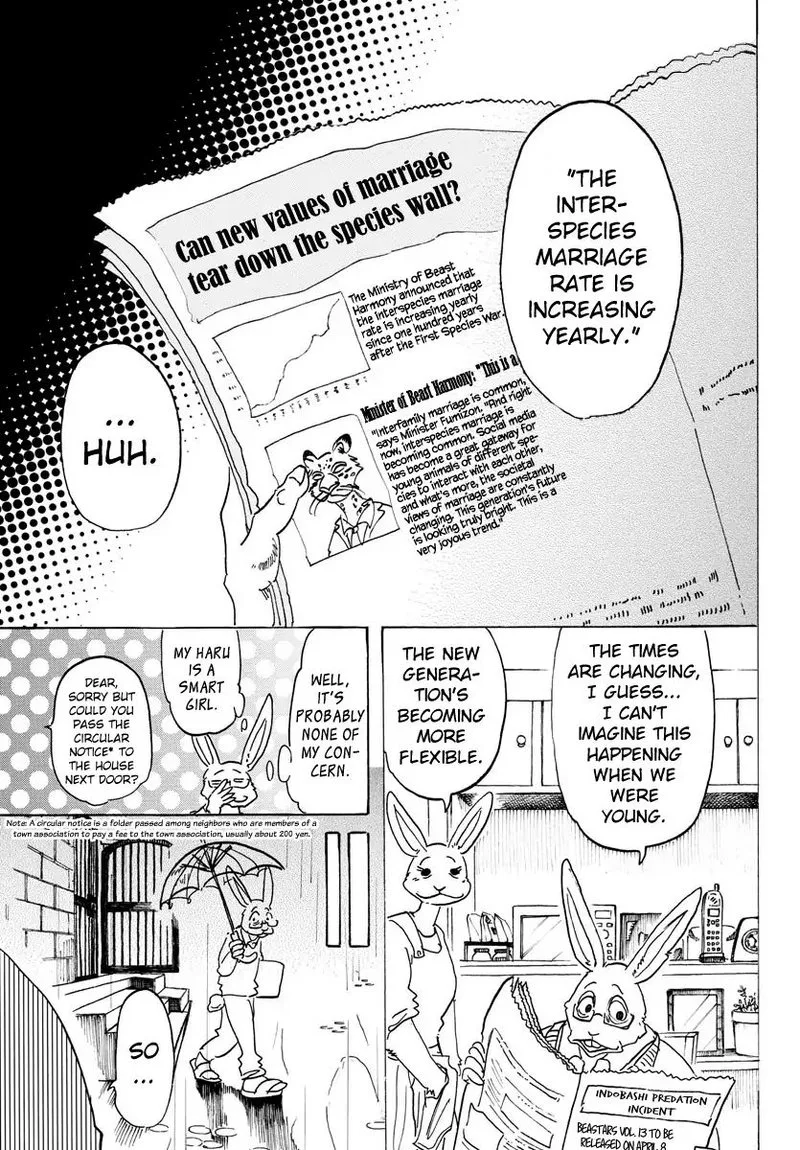 Beastars Chapter 125 page 1