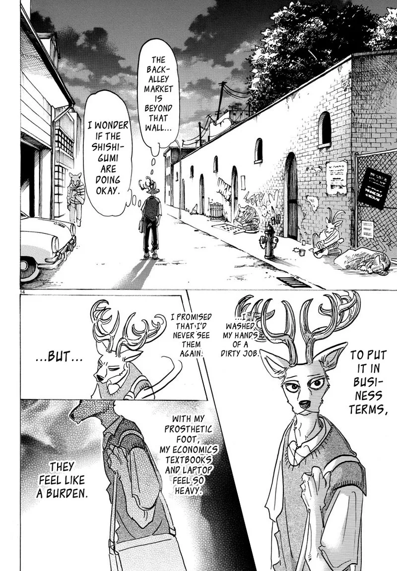 Beastars Chapter 130 page 14